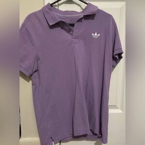 Purple ‘Adidas’ Polo Shirt